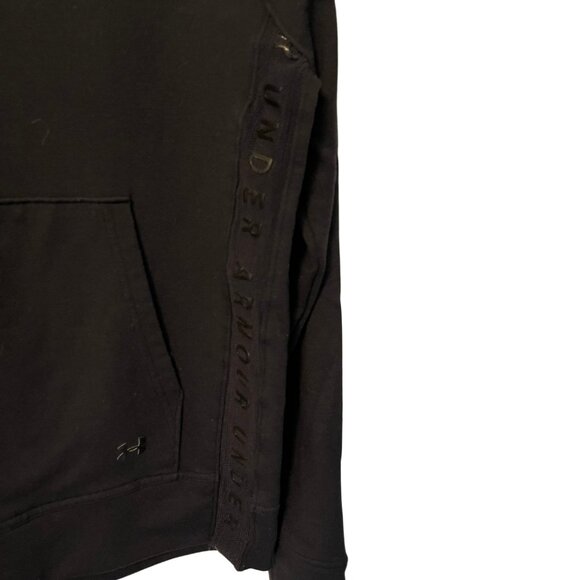 Under Armour Black Hoodie Pullover Sweatshirt Size Medium - Picture 3 of 4